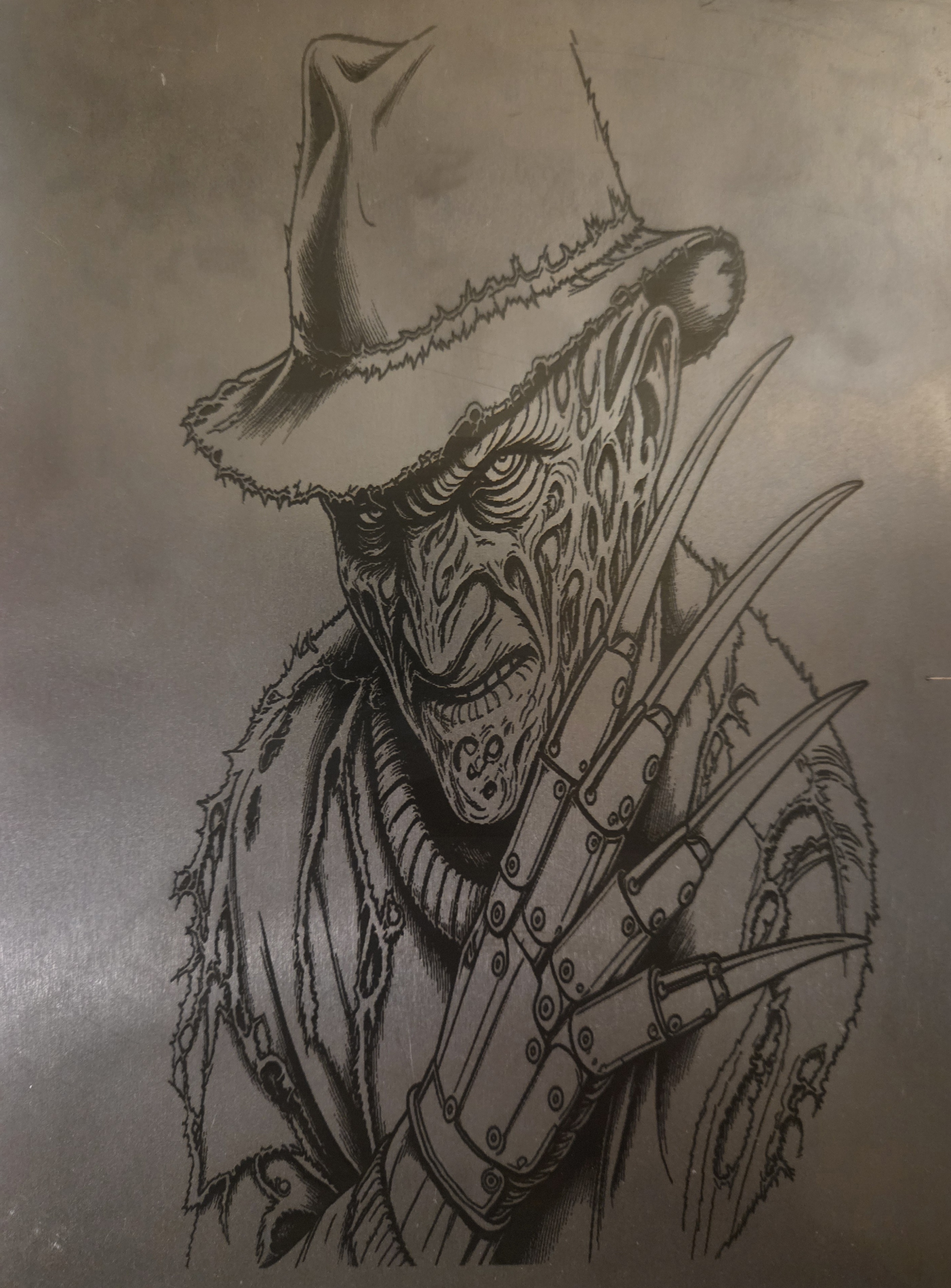 Metal etching: Freddy